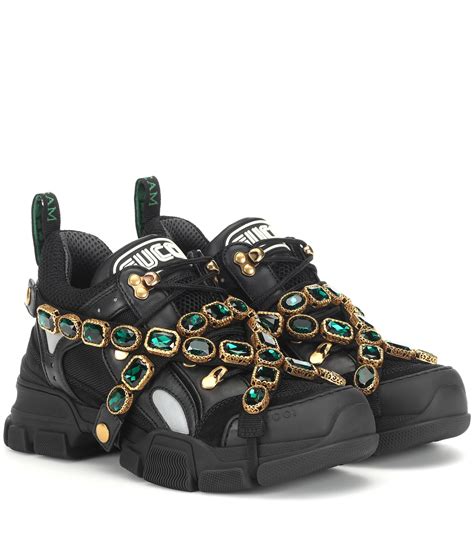 gucci dress shoes gold chain|Gucci trendy sneakers.